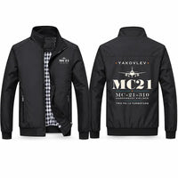 Thumbnail for Yakovlev MC-21-310 Stylish Jackets - Stand Collar - Heritage - Black