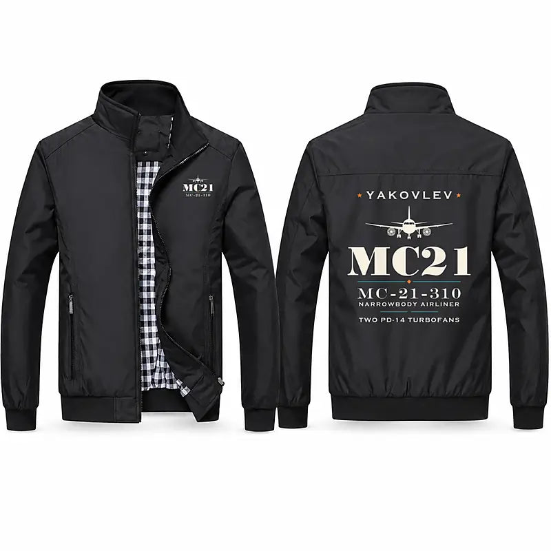 Yakovlev MC-21-310 Stylish Jackets - Stand Collar - Heritage - Black