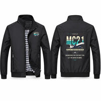Thumbnail for Yakovlev MC-21-310 Stylish Jackets - Stand Collar - Original - Black