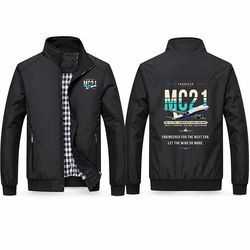 Yakovlev MC-21-310 Stylish Jackets - Stand Collar - Original - Black