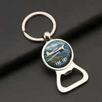 Thumbnail for Yakovlev Yak-18T - 3D - Bottle Opener Key Chain - Full Print