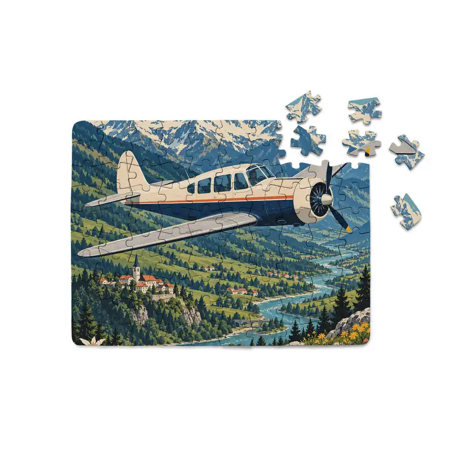 Yakovlev Yak-18T - 3D - Puzzle