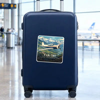 Thumbnail for Yakovlev Yak-18T - 3D - Square Sticker - Suitcase