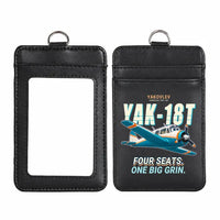 Thumbnail for Yakovlev Yak-18T - Cartoon - ID Card Holder - Black