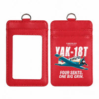 Thumbnail for Yakovlev Yak-18T - Cartoon - ID Card Holder - Red