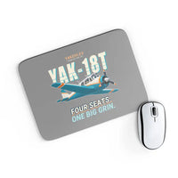 Thumbnail for Yakovlev Yak-18T - Cartoon - Mouse Pad - Gray