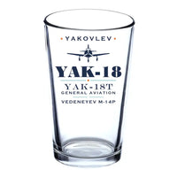 Thumbnail for Yakovlev Yak-18T - Heritage - Beer & Water Glass