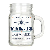 Thumbnail for Yakovlev Yak-18T - Heritage - Cocktail Glass (Mason Jar)