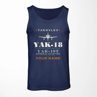 Thumbnail for Yakovlev Yak-18T - Heritage + Name - Tank Top - Dark Blue