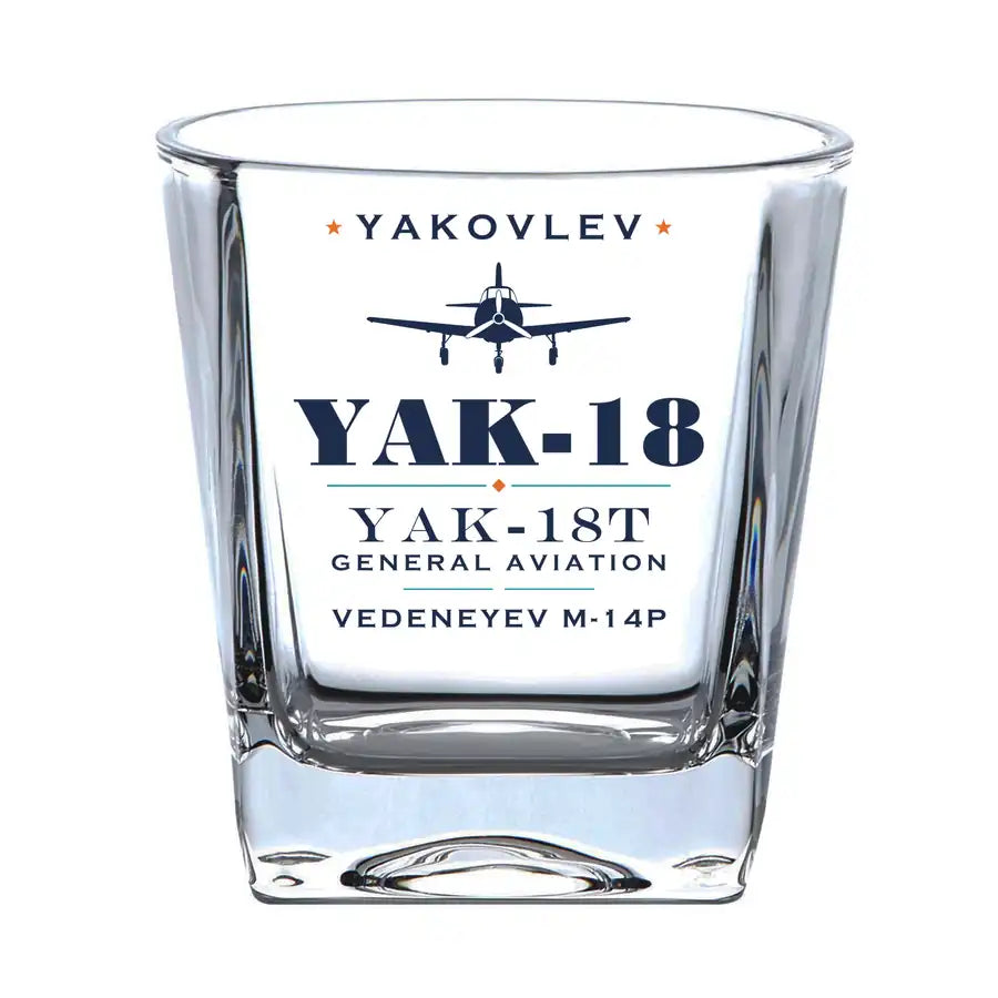 Yakovlev Yak-18T - Heritage - Whiskey Glass