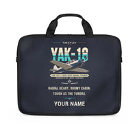 Thumbnail for Yakovlev Yak-18T - Original + Name - Laptop Bag
