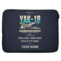 Thumbnail for Yakovlev Yak-18T - Original + Name - Laptop Sleeve