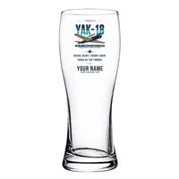Thumbnail for Yakovlev Yak-18T - Original + Name - Pilsner Beer Glass