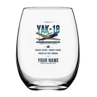 Thumbnail for Yakovlev Yak-18T - Original + Name - Water & Drink Glass