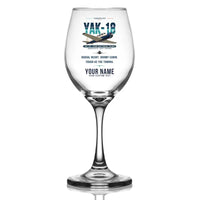 Thumbnail for Yakovlev Yak-18T - Original + Name - Wine Glass