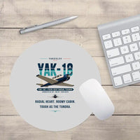 Thumbnail for Yakovlev Yak-18T - Original - Round Mouse Pad - Light Gray