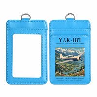 Thumbnail for Yakovlev Yak-18T - Poster - ID Card Holder - Blue