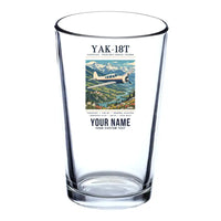Thumbnail for Yakovlev Yak-18T - Poster + Name - Beer & Water Glass