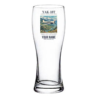 Thumbnail for Yakovlev Yak-18T - Poster + Name - Pilsner Beer Glass