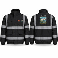 Thumbnail for Yakovlev Yak-18T Reflective Winter Jackets - Poster - Black