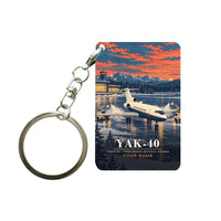Thumbnail for Yakovlev Yak-40 - 3D + Name - Key Chain - Full Print
