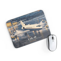 Thumbnail for Yakovlev Yak-40 - 3D + Name - Mouse Pad - Full Print