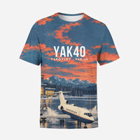 Thumbnail for Yakovlev Yak-40 3D All-Over Print Clothing - T-Shirt - 3D