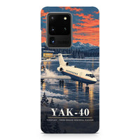 Thumbnail for Yakovlev Yak-40 - 3D + Title - Samsung Case - Black
