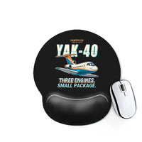 Thumbnail for Yakovlev Yak-40 - Cartoon - Ergonomic Mouse Pad - Black