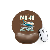 Thumbnail for Yakovlev Yak-40 - Cartoon - Ergonomic Mouse Pad - Brown