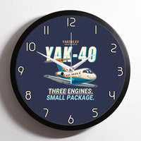 Thumbnail for Yakovlev Yak-40 - Cartoon - Framed - Navy Blue