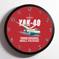 Thumbnail for Yakovlev Yak-40 - Cartoon - Framed - Red