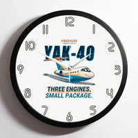 Thumbnail for Yakovlev Yak-40 - Cartoon - Framed - White