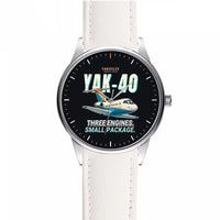 Thumbnail for Yakovlev Yak-40 - Cartoon - Leather Strap - White Leather Strap