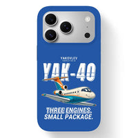 Thumbnail for Yakovlev Yak-40 - Cartoon - MagSafe iPhone 17 Pro - Blue