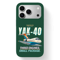 Thumbnail for Yakovlev Yak-40 - Cartoon - MagSafe iPhone 17 Pro - Dark Green