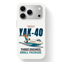 Thumbnail for Yakovlev Yak-40 - Cartoon - MagSafe iPhone 17 Pro - White