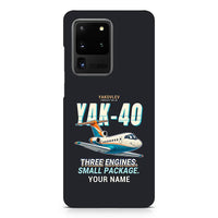 Thumbnail for Yakovlev Yak-40 - Cartoon + Name - Samsung Case - Black