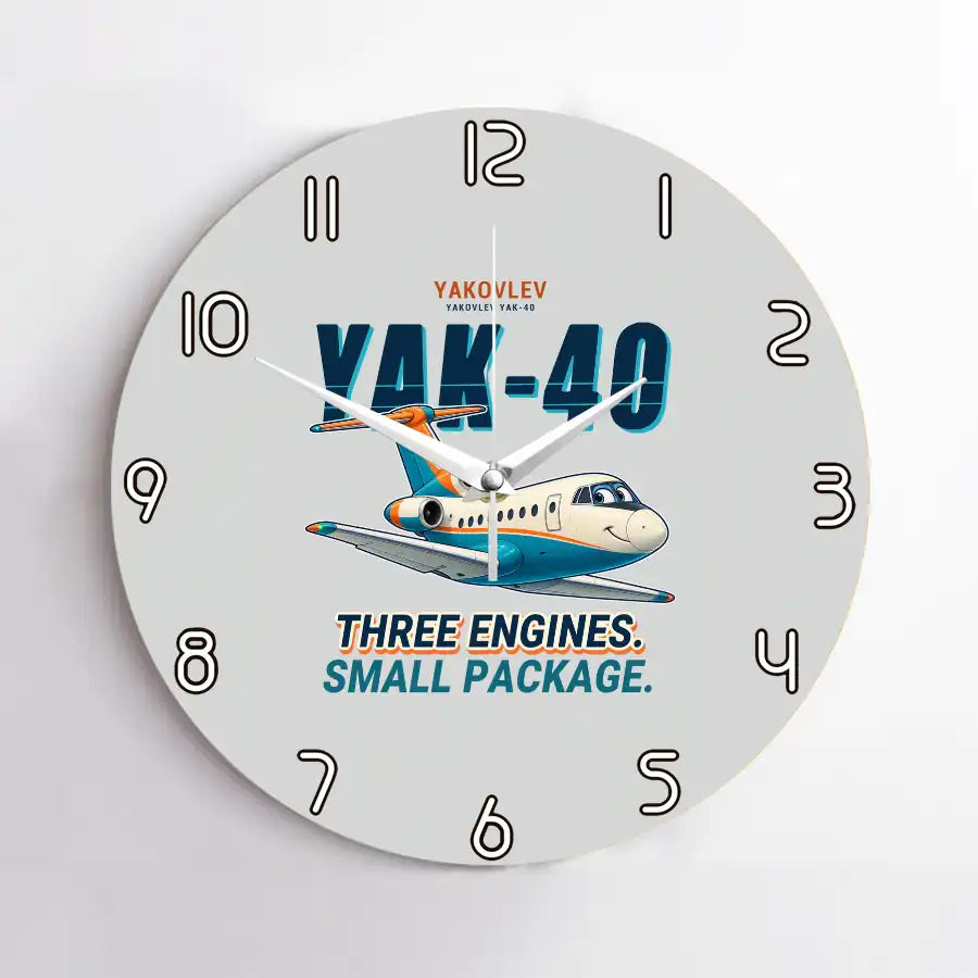 Yakovlev Yak-40 - Cartoon - No Frame - Light Gray