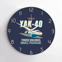 Thumbnail for Yakovlev Yak-40 - Cartoon - No Frame - Navy Blue