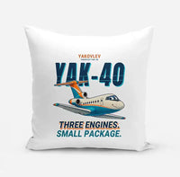 Thumbnail for Yakovlev Yak-40 - Cartoon - Pillow - White