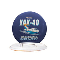 Thumbnail for Yakovlev Yak-40 - Cartoon - Pin - Navy Blue