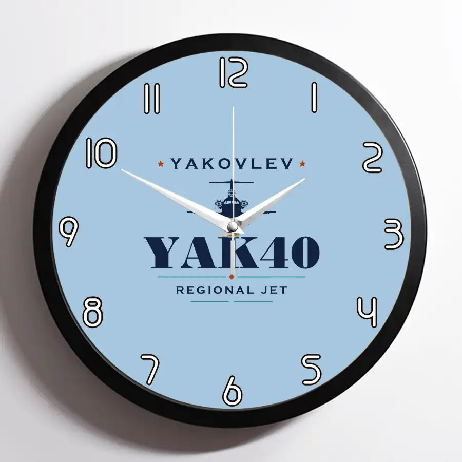 Yakovlev Yak-40 - Heritage - Framed - Light Blue