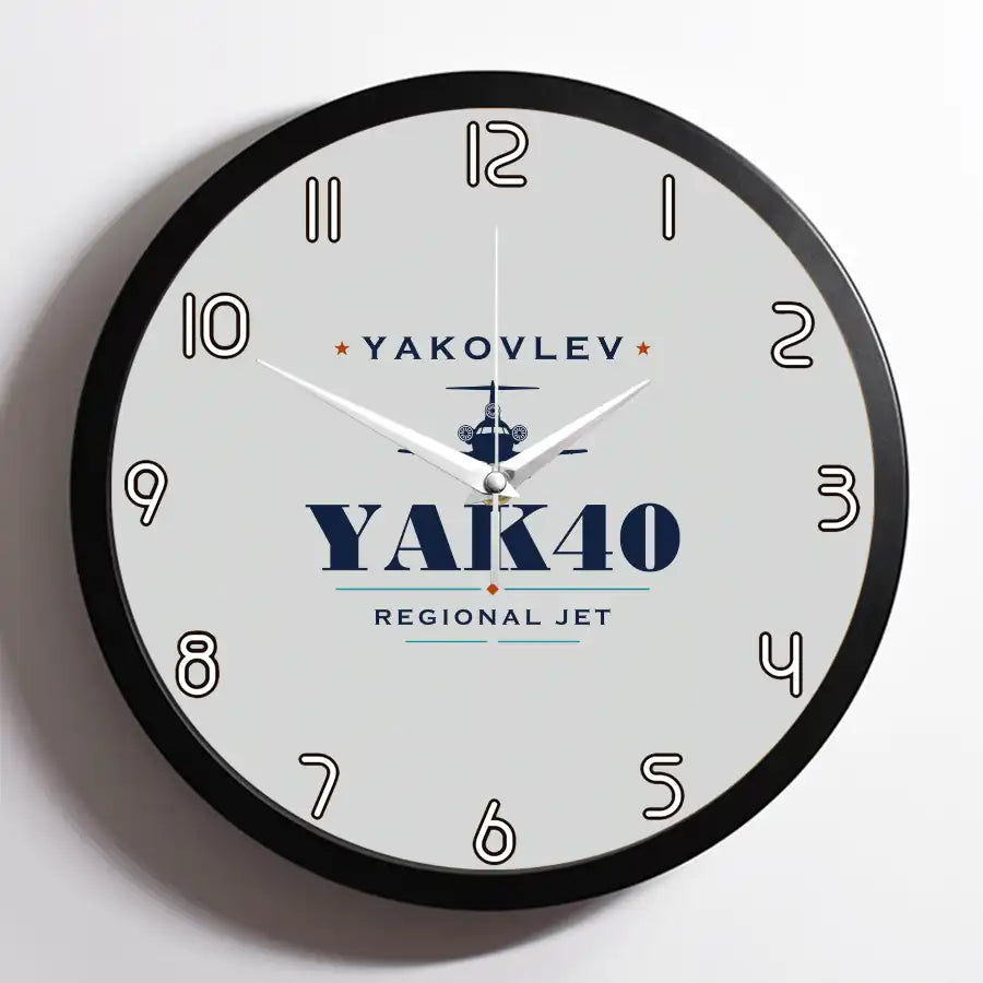 Yakovlev Yak-40 - Heritage - Framed - Light Gray