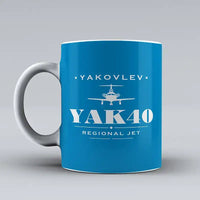Thumbnail for Yakovlev Yak-40 - Heritage - Mug - Turquoise