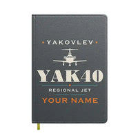 Thumbnail for Yakovlev Yak-40 - Heritage + Name - Notebook - Gray