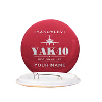 Thumbnail for Yakovlev Yak-40 - Heritage + Name - Pin - Red