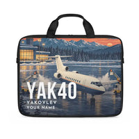 Thumbnail for Yakovlev Yak-40 - Laptop Bag + Name