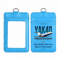 Thumbnail for Yakovlev Yak-40 - Original - ID Card Holder - Blue