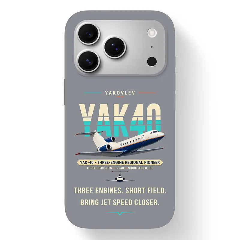 Yakovlev Yak-40 - Original - MagSafe iPhone 17 Pro - Gray
